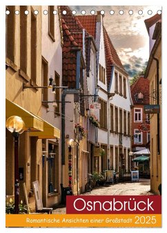 Osnabrück - Romantische Ansichten einer Großstadt (Tischkalender 2025 DIN A5 hoch), CALVENDO Monatskalender