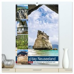 Kalenderplaner g'day Neuseeland 2025 (hochwertiger Premium Wandkalender 2025 DIN A2 hoch), Kunstdruck in Hochglanz