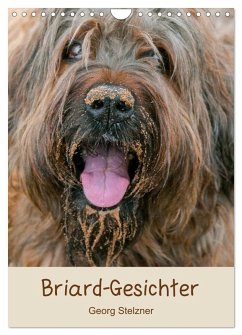 Briard-Gesichter (Wandkalender 2025 DIN A4 hoch), CALVENDO Monatskalender