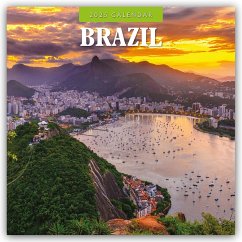 Brazil - Brasilien 2025 - 16-Monatskalender - Red Robin Publishing Ltd