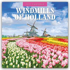 Windmills of Holland - Windmühlen der Niederlande 2025 - 16-Monatskalender - Red Robin Publishing Ltd