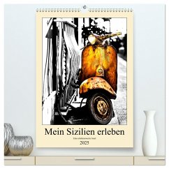 Mein Sizilien erleben (hochwertiger Premium Wandkalender 2025 DIN A2 hoch), Kunstdruck in Hochglanz - Calvendo;Steinerund Matthias Konrad, Carmen