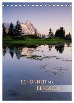 Schönheit der Bergseen (Tischkalender 2025 DIN A5 hoch), CALVENDO Monatskalender