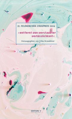 Cover 22. Feldkircher Lyrikpreis 2024
