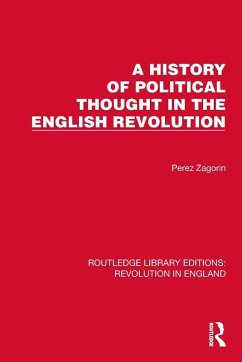 Cover A History of Political Thought in the English Revolution