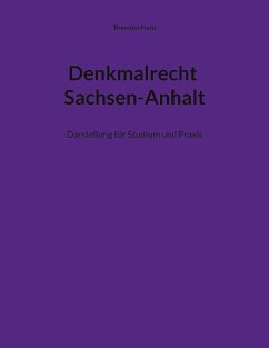 Denkmalrecht Sachsen-Anhalt (eBook, ePUB) - Franz, Thorsten