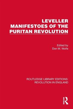 Cover Leveller Manifestoes of the Puritan Revolution