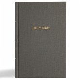 CSB Grace Bible, Charcoal Cloth Over Board (Dyslexia Friendly)