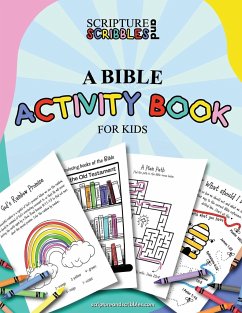Scripture and Scribbles, A Bible Activity Book for Kids - Malin