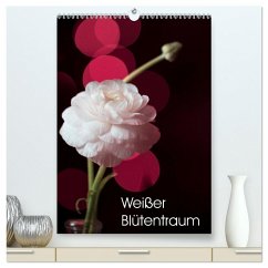 Weißer Blütentraum (hochwertiger Premium Wandkalender 2025 DIN A2 hoch), Kunstdruck in Hochglanz