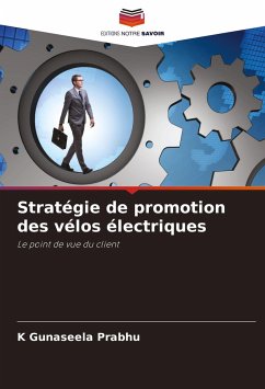 Stratégie de promotion des vélos électriques - Prabhu, K Gunaseela