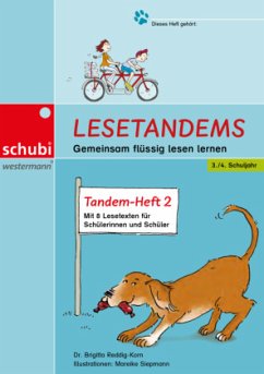 Cover Lesetandems - Gemeinsam flüssig lesen lernen. Tandem-Heft 2 (3./4. Schuljahr)