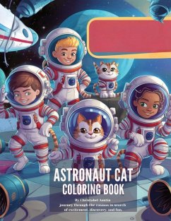 Astronaut Cat Coloring Book