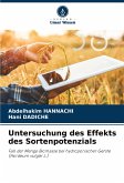 Untersuchung des Effekts des Sortenpotenzials