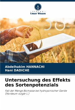 Untersuchung des Effekts des Sortenpotenzials - Hannachi, Abdelhakim;DADICHE, Hani