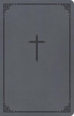 CSB Thinline Bible, Value Edition, Charcoal Leathertouch - Csb Bibles By Holman