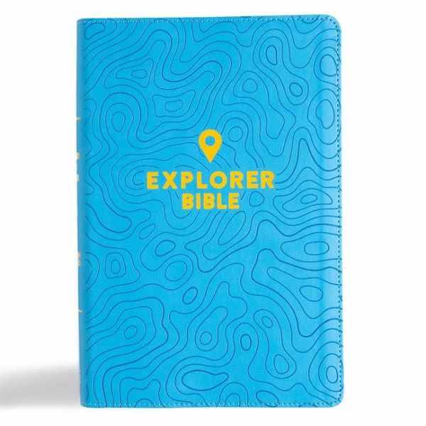 CSB Explorer Bible for Kids, Sky Blue Leathertouch, Indexed CSB Explorer Bible for Kids, Sky Blue Leathertouch, Indexed