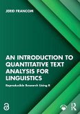 An Introduction to Quantitative Text Analysis for Linguistics