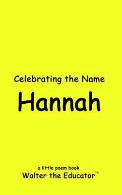 Cover Celebrating the Name Hannah (eBook, ePUB)