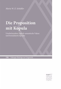 Die Proposition mit Kopula (eBook, ePUB) - Schädler, Maria W. Z.