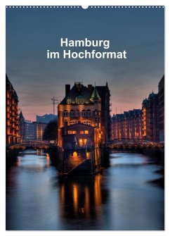 Hamburg im Hochformat (Wandkalender 2025 DIN A2 hoch), CALVENDO Monatskalender - Calvendo;Rauch, Gabriele