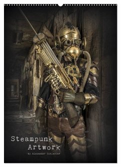 Steampunk Artwork (Wandkalender 2025 DIN A2 hoch), CALVENDO Monatskalender