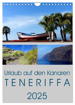 Urlaub auf den Kanaren - Teneriffa (Wandkalender 2025 DIN A4 hoch), CALVENDO Monatskalender