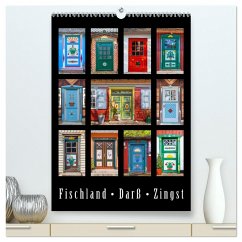 Türen - Meisterwerke aus Fischland, Darß und Zingst (hochwertiger Premium Wandkalender 2025 DIN A2 hoch), Kunstdruck in Hochglanz