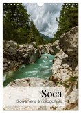 Soca - Sloweniens Smaragdfluss (Wandkalender 2025 DIN A4 hoch), CALVENDO Monatskalender