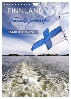 FINNLAND Traumhafte Landschaften / Familienplaner (Wandkalender 2025 DIN A4 hoch), CALVENDO Monatskalender - Calvendo;Viola, Melanie