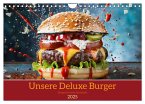 Unsere Burger Deluxe (Wandkalender 2025 DIN A4 quer), CALVENDO Monatskalender