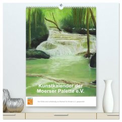 Kunstkalender der Moerser Palette e.V. (hochwertiger Premium Wandkalender 2025 DIN A2 hoch), Kunstdruck in Hochglanz