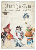 Nostalgie-Jahr, Motive aus alten Poesiealben (Wandkalender 2025 DIN A4 hoch), CALVENDO Monatskalender