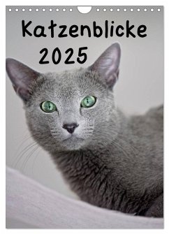 Katzenblicke 2025 (Wandkalender 2025 DIN A4 hoch), CALVENDO Monatskalender