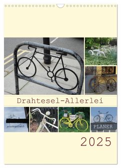 Drahtesel-Allerlei / Planer (Wandkalender 2025 DIN A3 hoch), CALVENDO Monatskalender - Calvendo;keller, Angelika