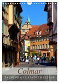 Colmar - Zauberhafte Stadt im Elsass (Wandkalender 2025 DIN A4 hoch), CALVENDO Monatskalender