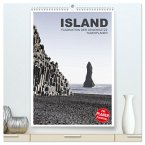 Island - Faszination der Gegensätze - Tagesplaner (hochwertiger Premium Wandkalender 2025 DIN A2 hoch), Kunstdruck in Hochglanz
