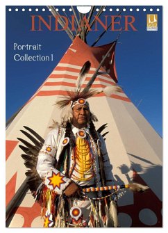 Indianer, Portrait Collection 1 (Wandkalender 2025 DIN A4 hoch), CALVENDO Monatskalender