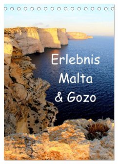 Erlebnis Malta & Gozo (Tischkalender 2025 DIN A5 hoch), CALVENDO Monatskalender