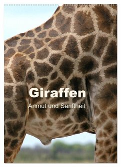 Giraffen - Anmut und Sanftheit (Wandkalender 2025 DIN A2 hoch), CALVENDO Monatskalender - Calvendo;Herzog, Michael