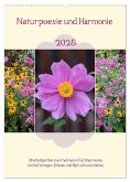 Naturpoesie und Harmonie (Wandkalender 2025 DIN A2 hoch), CALVENDO Monatskalender