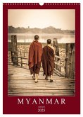 MYANMAR SPIRITUELL 2025 (Wandkalender 2025 DIN A3 hoch), CALVENDO Monatskalender
