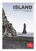 Island - Faszination der Gegensätze - Tagesplaner (Tischkalender 2025 DIN A5 hoch), CALVENDO Monatskalender