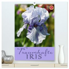 Traumhafte Iris (hochwertiger Premium Wandkalender 2025 DIN A2 hoch), Kunstdruck in Hochglanz