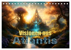 Visionen aus Atlantis (Tischkalender 2025 DIN A5 quer), CALVENDO Monatskalender