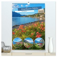 Gardasee-Idylle 2025 (hochwertiger Premium Wandkalender 2025 DIN A2 hoch), Kunstdruck in Hochglanz - Calvendo;SusaZoom