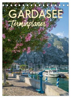 GARDASEE Terminplaner (Tischkalender 2025 DIN A5 hoch), CALVENDO Monatskalender