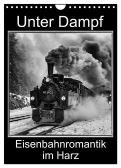 Unter Dampf. Eisenbahnromantik im Harz (Wandkalender 2025 DIN A4 hoch), CALVENDO Monatskalender - Calvendo;Maurer, Marion