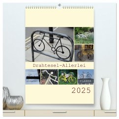 Drahtesel-Allerlei / Planer (hochwertiger Premium Wandkalender 2025 DIN A2 hoch), Kunstdruck in Hochglanz - Calvendo;keller, Angelika