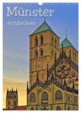 Münster entdecken (Wandkalender 2025 DIN A3 hoch), CALVENDO Monatskalender